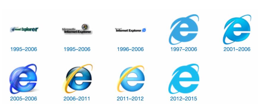 IE和Edge其设计logo的历史