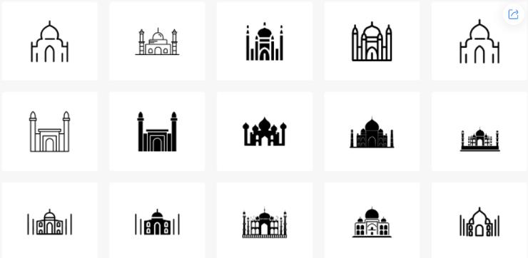 logo一键生成-世界著名建筑logo素材
